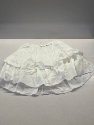 Falda blanca volantes niña 9-10 años