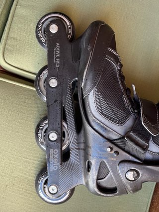Patines en línea Oxelo Talla 43 y protecciones
