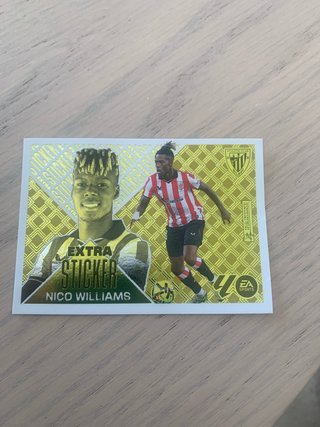 Cromo Panini Extra Sticker Nico Williams