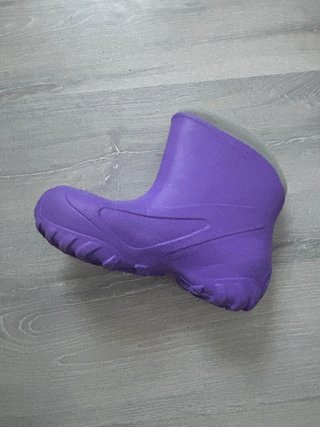 Botas de nieve infantiles moradas