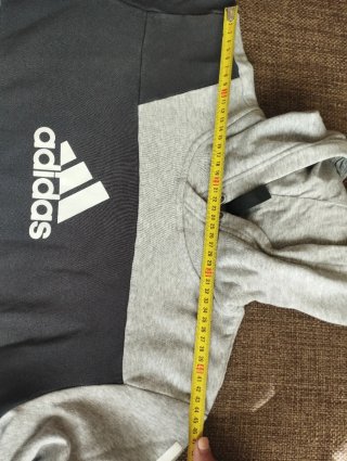 Sudadera Adidas Gris y Negra Talla S