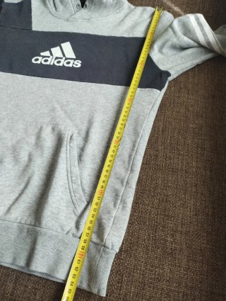 Sudadera Adidas Gris y Negra Talla S