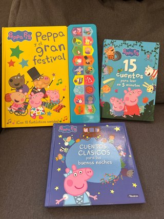 Lote de 3 libros de Peppa Pig