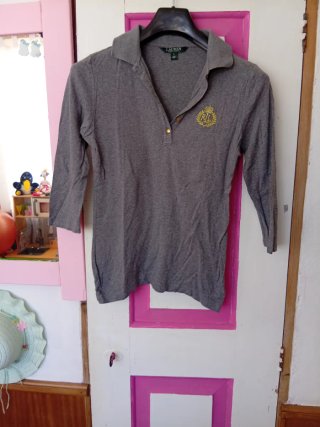 Polo Ralph Lauren Gris Mujer Talla S