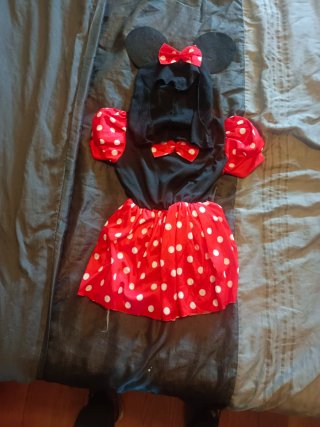 Disfraz Minnie Mouse 1-2 años