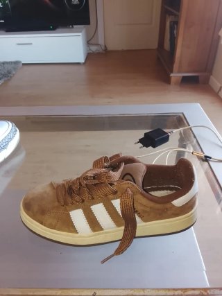 Zapatillas Adidas Campus Marrones y Blancas