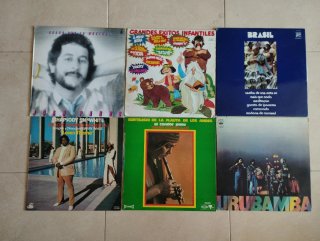 Lote de 6 Discos de Vinilo Variados años 70