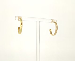 Aretes de oro de 18k, 4.83 g.