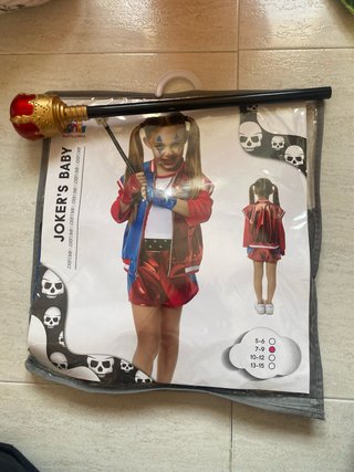 Disfraz Harley Queen con cetro