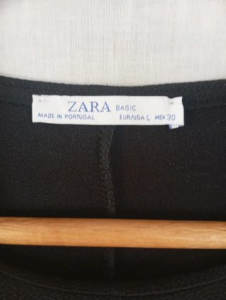 Vestido Zara Estampado Barroco Tamanho L