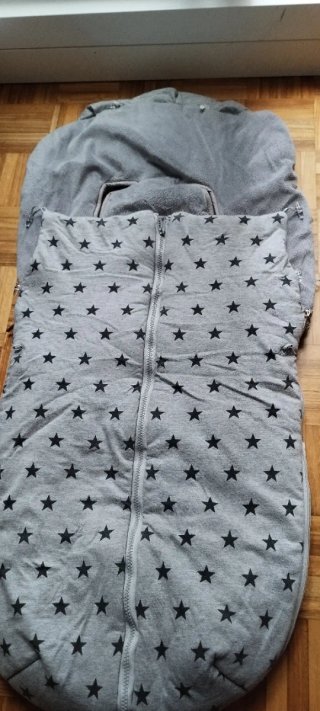 Saco invierno Uzturre estrellas gris