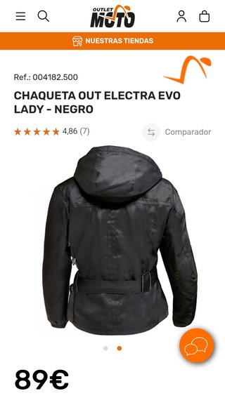 Chaqueta Moto Mujer Out Electra Evo M