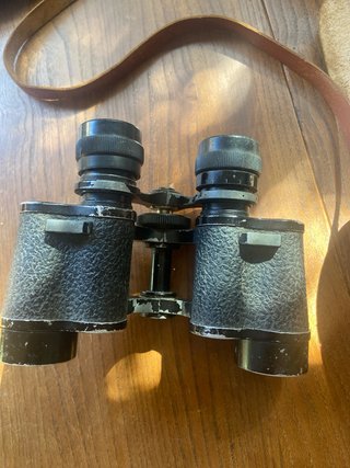Prismáticos Antiguos Hunalex París 8x25 con funda