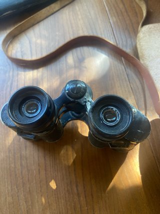 Prismáticos Antiguos Hunalex París 8x25 con funda