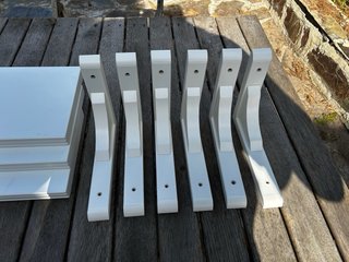 3 Scaffali Bergshult e 6 Supporti Ramshult IKEA