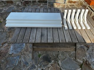 3 Scaffali Bergshult e 6 Supporti Ramshult IKEA