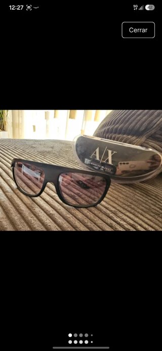 Gafas de sol AX Armani Exchange negras