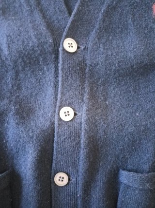 Chaleco de lana azul Polo Ralph Lauren talla L