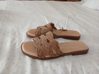 Sandalias MNG Marrones Talla 39