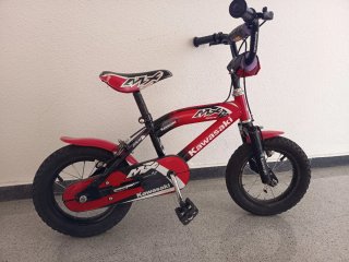 Bicicleta Infantil Kawasaki Roja
