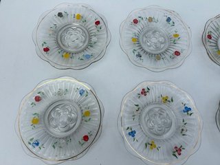 Set de 6 Platos de Postre Vintage