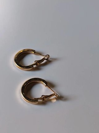 Pendientes aro dorados