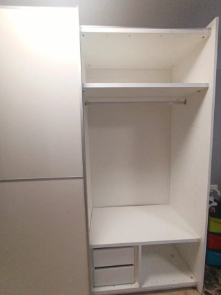 Guardaroba a Porte Scorrevoli Bianche