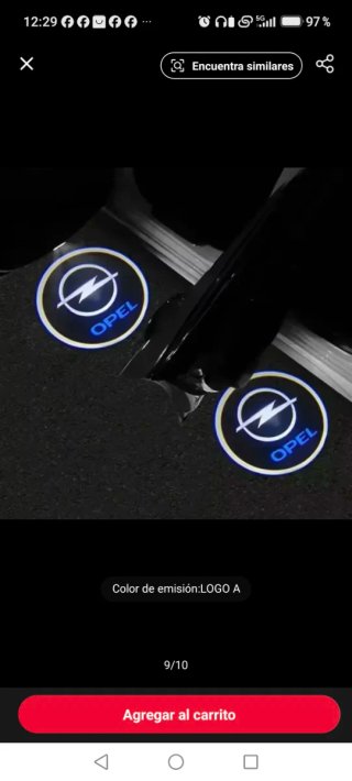 Luces Bienvenida Puerta Opel LED para 4 puertas
