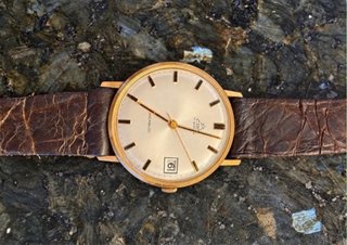 Reloj Ciny Oro Cuerda Manual Incabloc