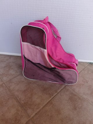 Zaino per pattini rosa