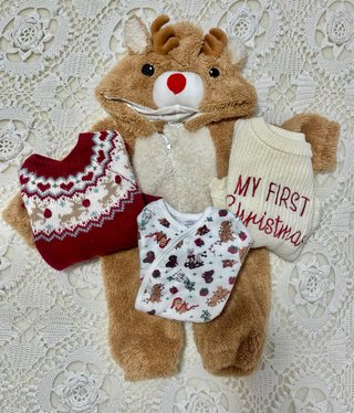 Ropa Bebé Primera Navidad Reindeer
