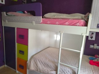 Litera con Cama Nido y Armario