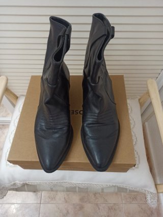 Botines Negros Bershka