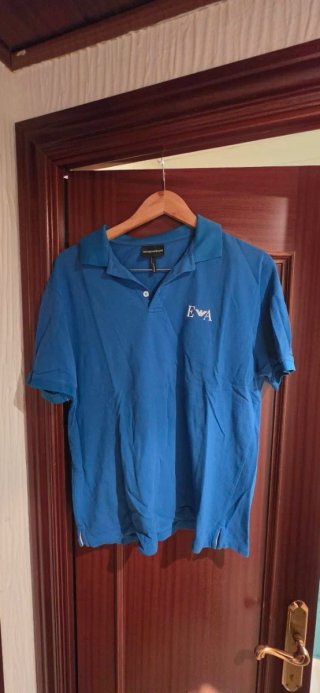 Polo Emporio Armani Azul