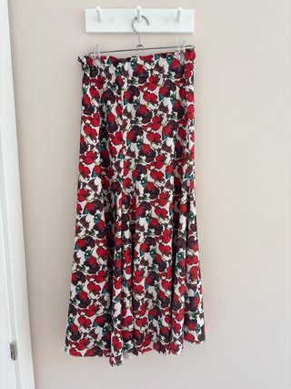 Falda flamenca estampada