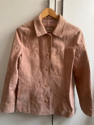 Chaqueta ante F & Co rosa palo mujer