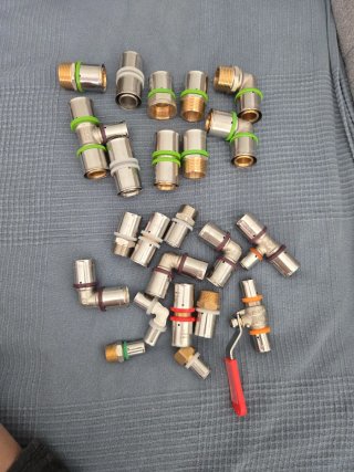 Lote de accesorios para tubería multicapa