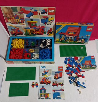 Pack LEGO 566 y LEGOLAND 6372 1981-1982 (LEED)