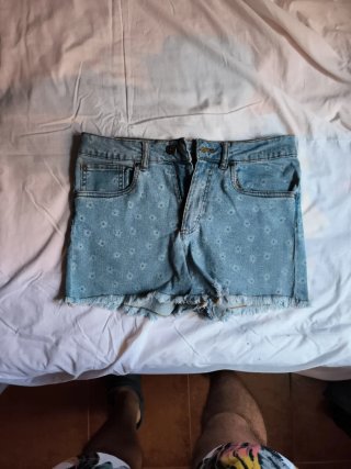 Falda y pantalón vaquero azul