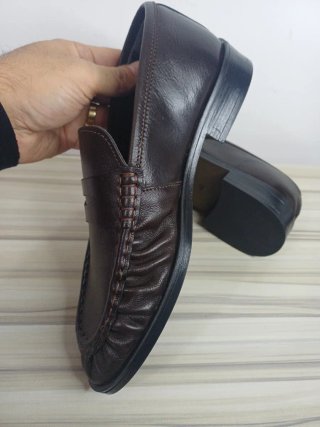 Mocassini uomo pelle marrone tg 42