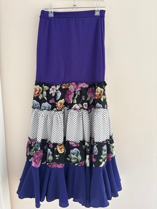 Falda flamenca con volantes