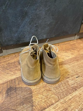 Botines de ante color camel