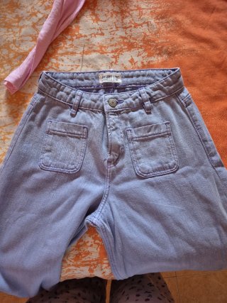 Pantalón Bershka Morado Talla S