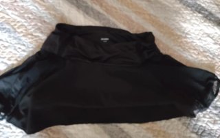 Minifalda pantalón negra con pantalón debajo