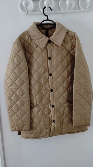 Abrigo Barbour Beige Acolchado