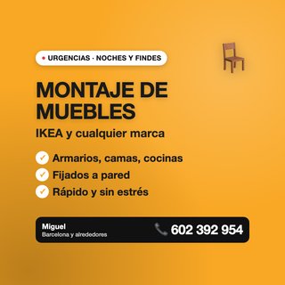 Montaje de muebles IKEA a domicilio Barcelona