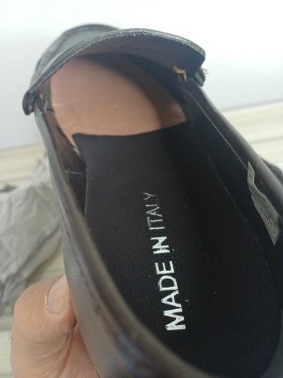 Mocassini Uomo Vera Pelle Marrone Tg 40