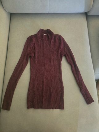 Jersey de lana rojo