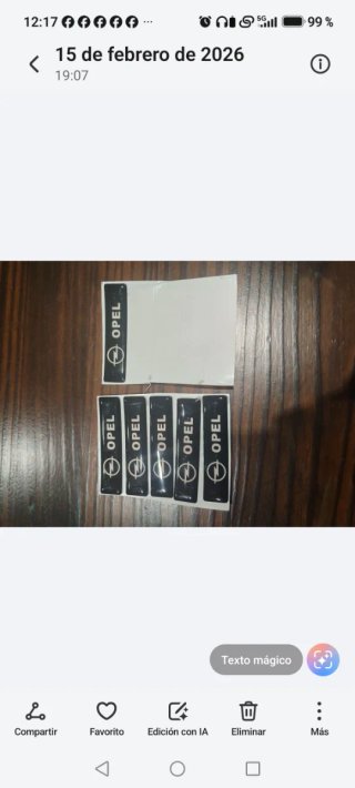 Pegatinas Opel (Pack 6 unidades)