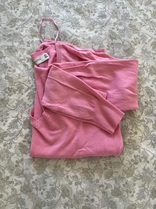 Jersey Fino Rosa Zara